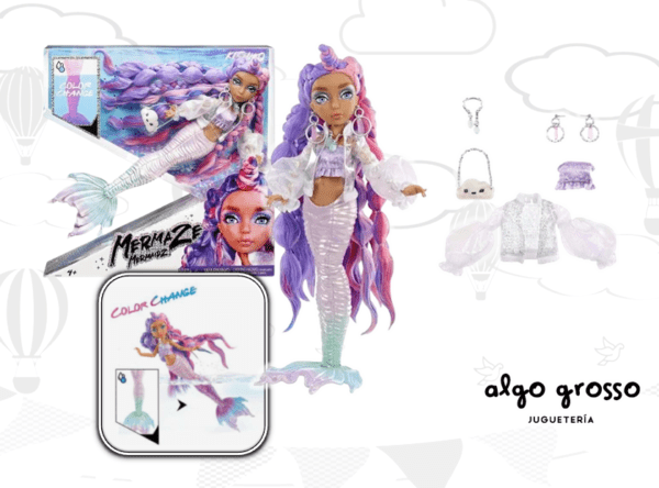 MERMAZE MERMAIDZ SIRENA KISHIKO COLOR CHANGE+ ACCESORIOS art.581352