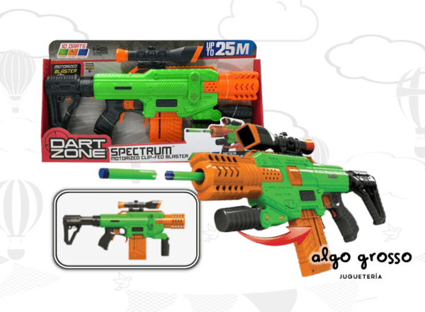 DART ZONE ARMA SPECTRUM LANZA DARDOS art.61077