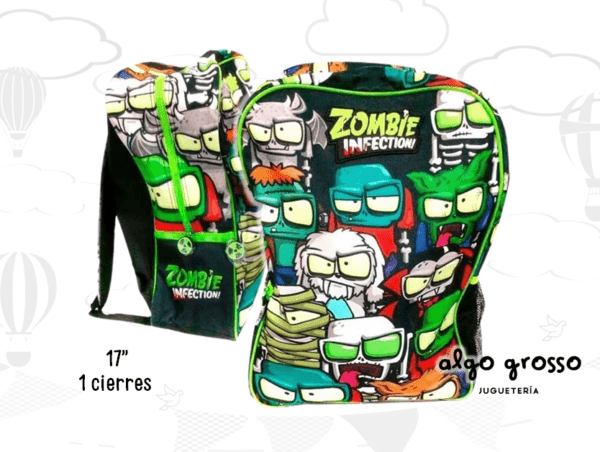 MOCHILA DE ESPALDA 17" *ZOMBIE INFECTION* art.B17-A