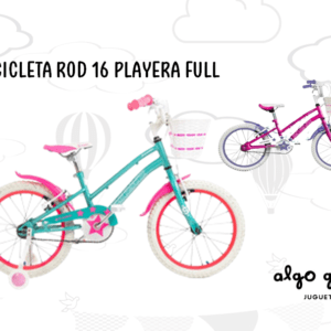 BICICLETA ROD 16 SMILE MAKER - PLAYERA FULL "STARK"