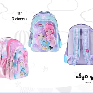 MOCHILA COLGANTE 18" FOOTY LED "COOL FRIENDS 3D" art.F1803
