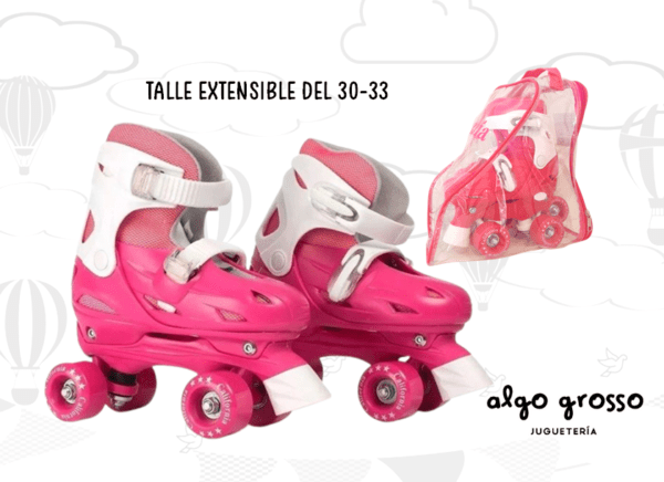 PATIN BOTA EXTENSIBLE "ROSA" TALLE 30-33 art.AN6767