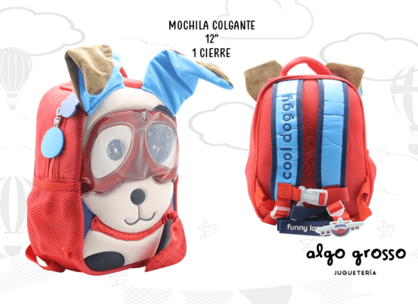 MOCHILA COLGANTE 12" FUNNY LAND "PERRO" - CRESKO art.FL194