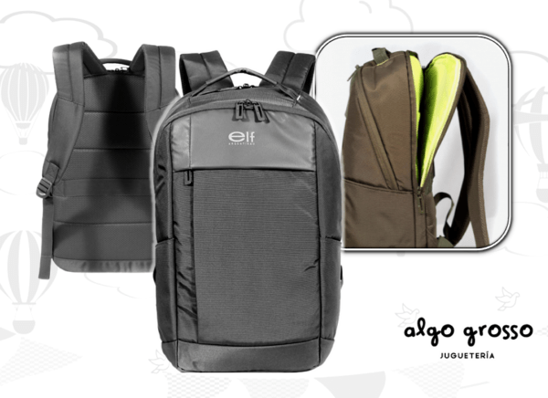 MOCHILA ELF COLGANTE 18" PORTANOTEBOOK art.2085