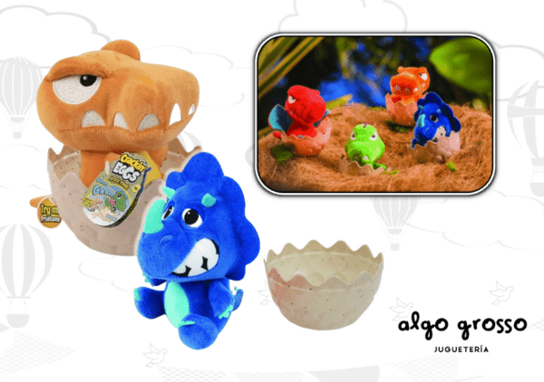 DINO CRACKIN EGGS CON SONIDO 13CM art.1841 / SK002