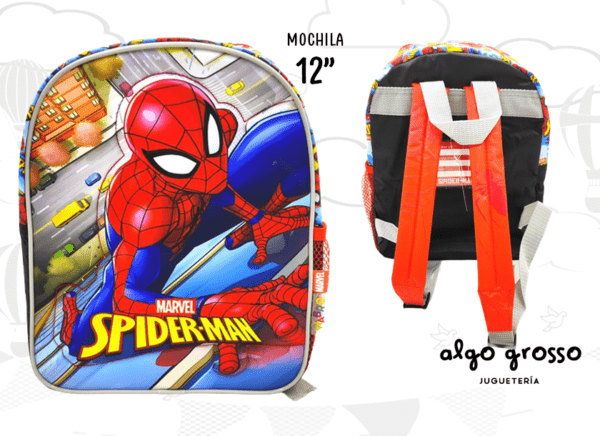 MOCHILA COLGANTE 12¨ SPIDERMAN - WABRO art.10160