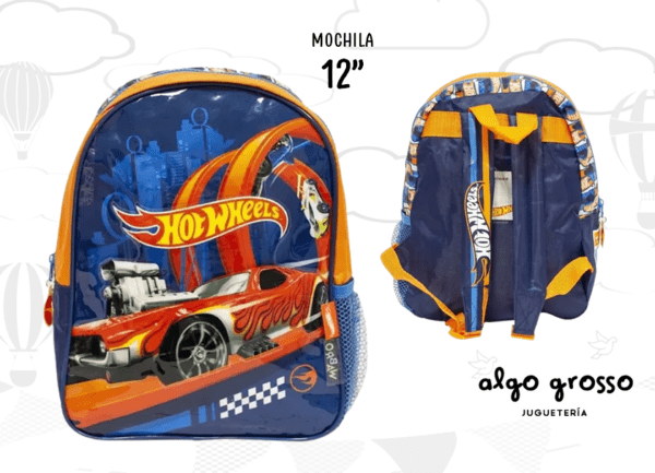 MOCHILA COLGANTE 12¨ HOTWHEELS - WABRO art.10400