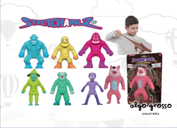 MUÑECO ESTIRABLE DE 15CM "STRETCHAPALZ" art.TAP00597