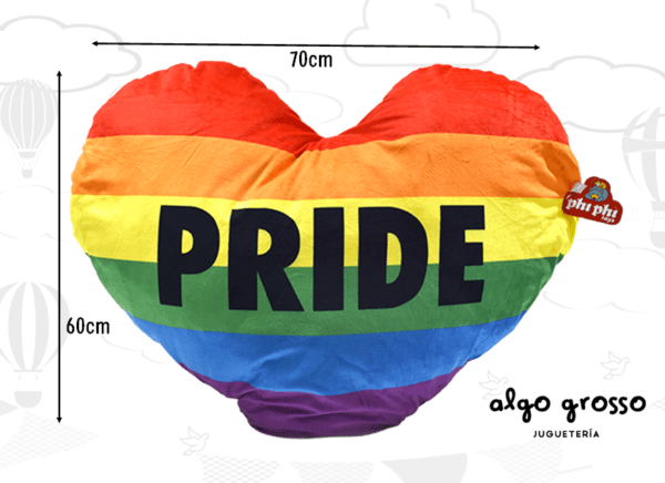 CORAZON MULTICOLOR PRIDE 70CM art.2635