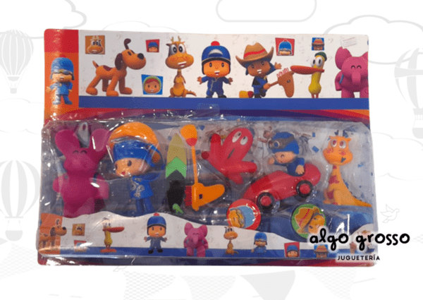 POCOYO SET DE 5 FIGURAS + ACCESORIOS - ALTERNATIVO