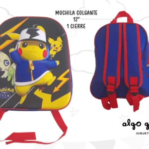 MOCHILA COLGANTE 12" POKEMON art.1206