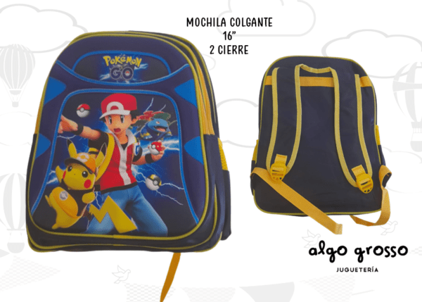 MOCHILA COLGANTE 16" POKEMON art.1614