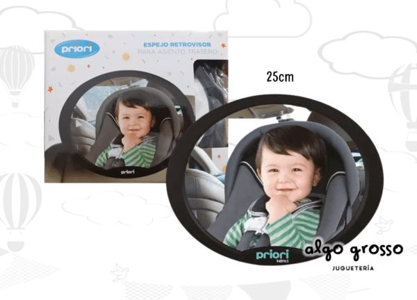 ESPEJO RETROVISR PARA ASIENTO TRASERO 25CM art.PP1604