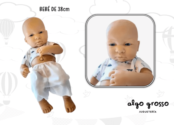 BEBOTE DE PVC 38CM TU BEBE (BEBÉ RECIÉN NACIDO) art.1554