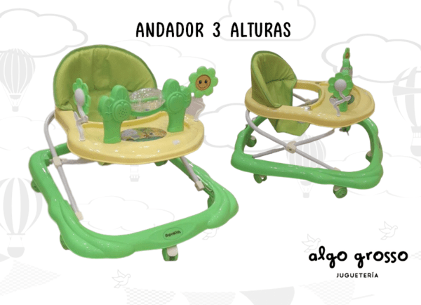 ANDADOR BURBUJA GIRATORIA SONIDO art.BWT45