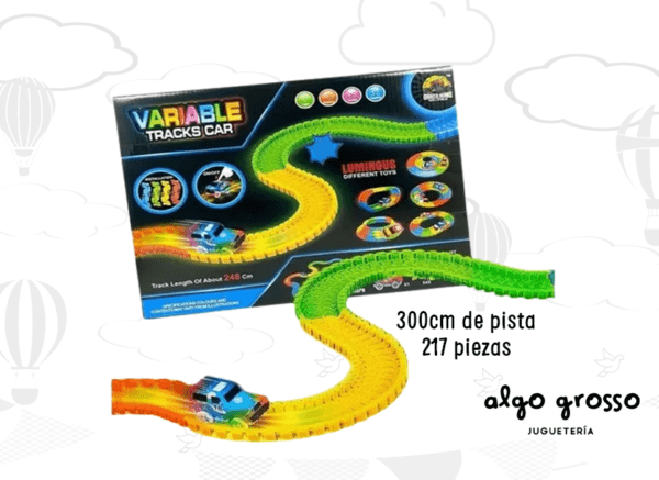 PISTA VARIABLE TRACKS MAGICA 217 PIEZAS art.BL3470