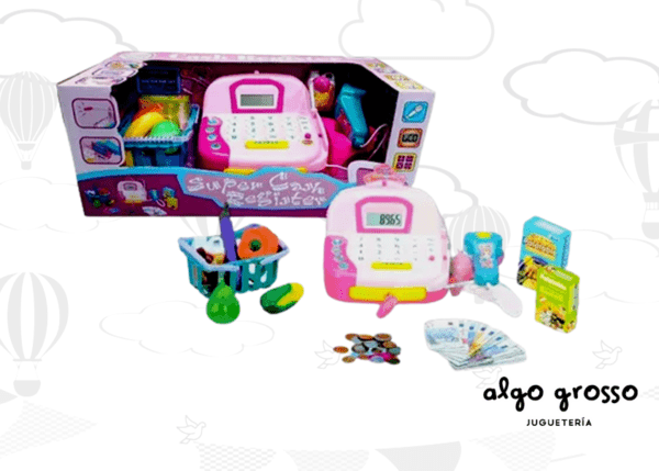 REGISTRADORA GRANDE CON PANTALLA -  LUZ Y SONIDO + ACCESORIOS art.976-5252