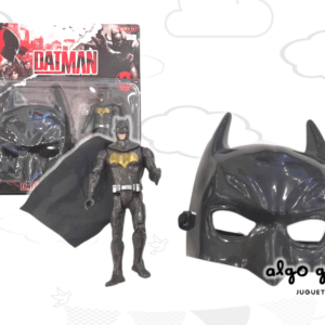 BATMAN FIGURA DE 15CM + MASCARA "ALTERNATIVA"