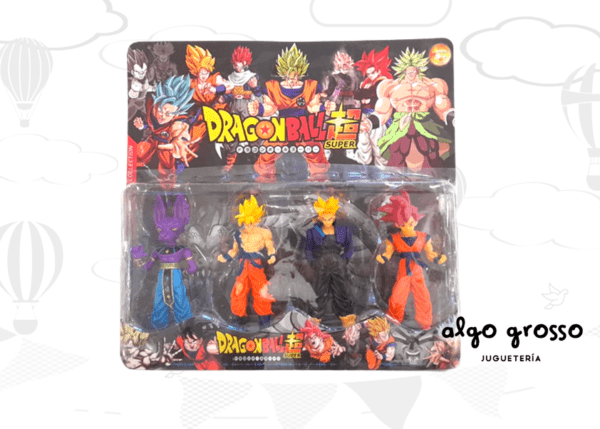 DRAGON BALL Z - SET 4 FIGURA 10CM "ALTERNATIVO"