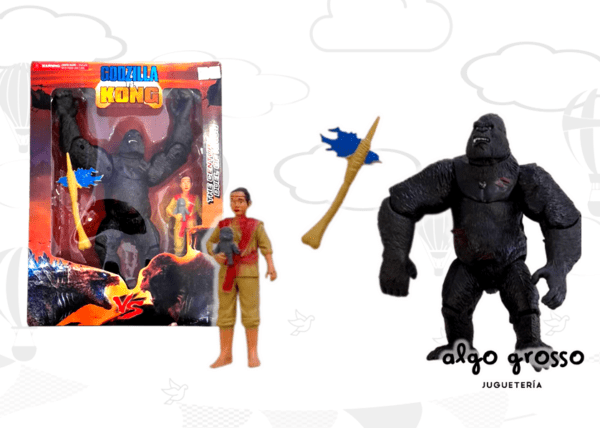 GODZILLA VS KING KONG 2 FIGURAS DE 15CM "ALTERNATIVO" CAJA