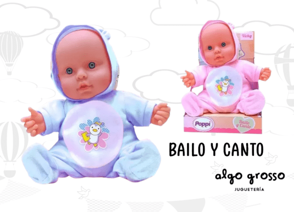 BEBE POPPI BAILO Y CANTO 24CM art.5354/1701