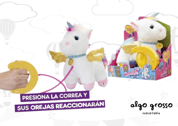 SPRINT LUCKY UNICORNIO MAGICO QUE CAMINA CON SONIDO 25CM art.IK0287