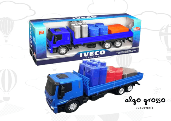 CAMION IVECO 32CM EXPRESO + CARGA art.IKUSUAL18