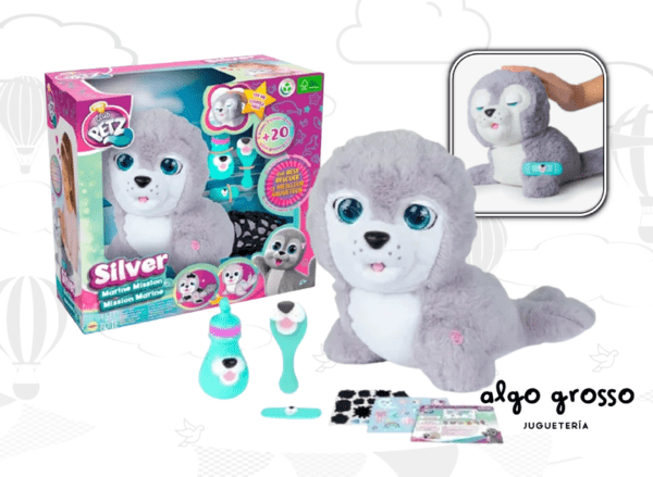 SILVER FOCA INTERACTIVA "MISION MARINA"  CON ACCESORIOS art.93164
