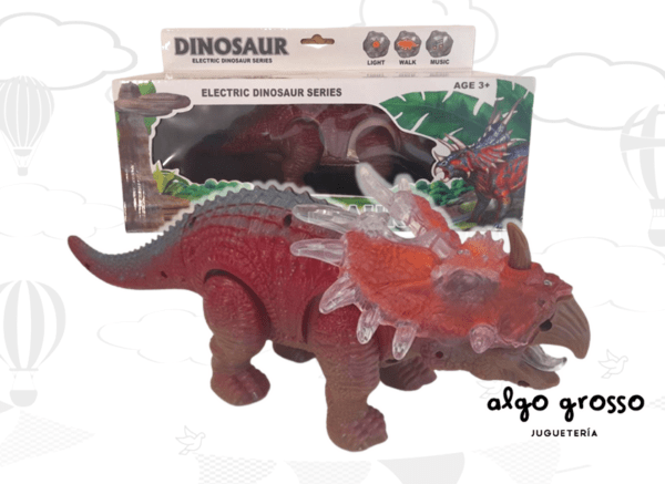 DINOSAURIO DE 26CM CON MOVIMIENTO - LUZ Y SONIDO art.BL6679