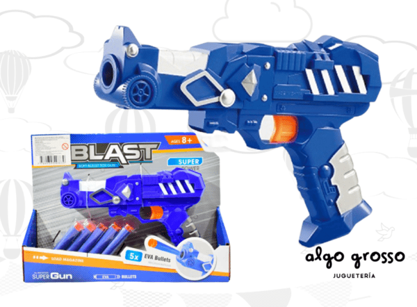 BLAST ARMA DE 18CM LANZA DARDOS art.BL7308