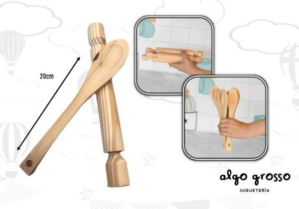 KIT CUCHARA Y PALO DE AMASAR art.MALM006
