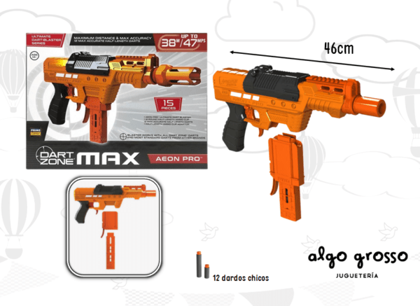 DART ZONE ARMA MAX AEON PRO LANZA DARDOS art.61072