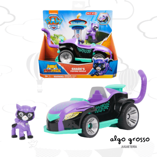 PAW PATROL VEHICULO + FIGURA "CAT PACK" art.17768