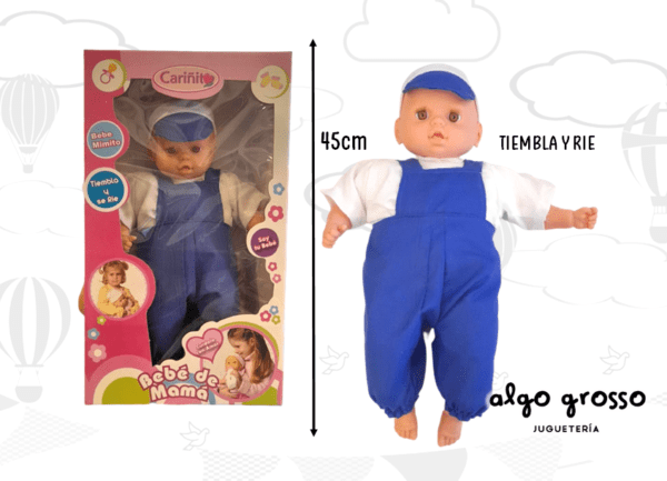 BEBE DE MAMA MIMITO TIEMBLA Y SE RIE art.672