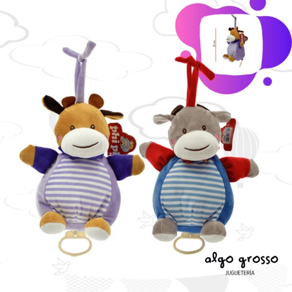 CUNERO MUSICAL 21CM PELUCHE art.2326
