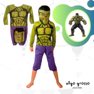 DISFRAZ HULK "SUPER PRECIO" TALLE 2 art.CAD8211