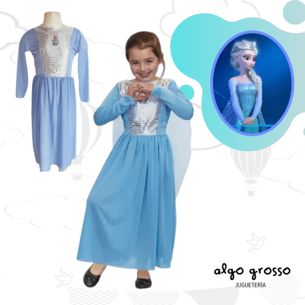 DISFRAZ FROZEN II ELSA "SUPER PRECIO" TALLE 1 art.CAD8258
