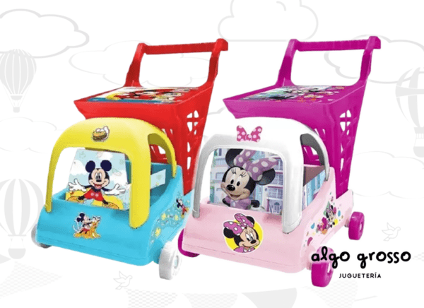 CARRO SUPERMERCADO MICKEY o MINNIE art.IKDIS004/3