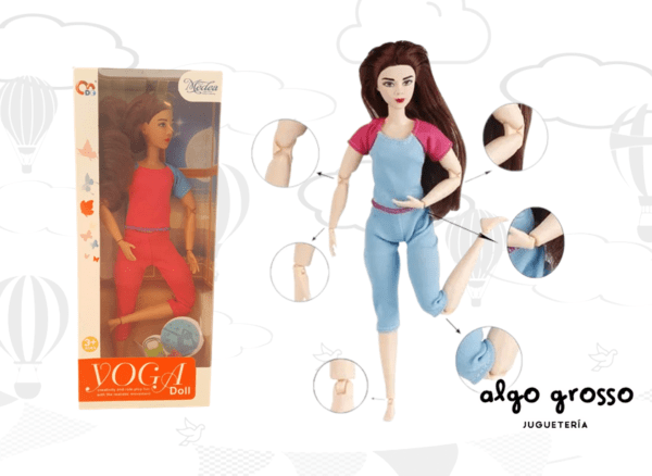 MUÑECA DE 29CM - ARTICULADA "YOGA DOLL" art.6603/JJ8674