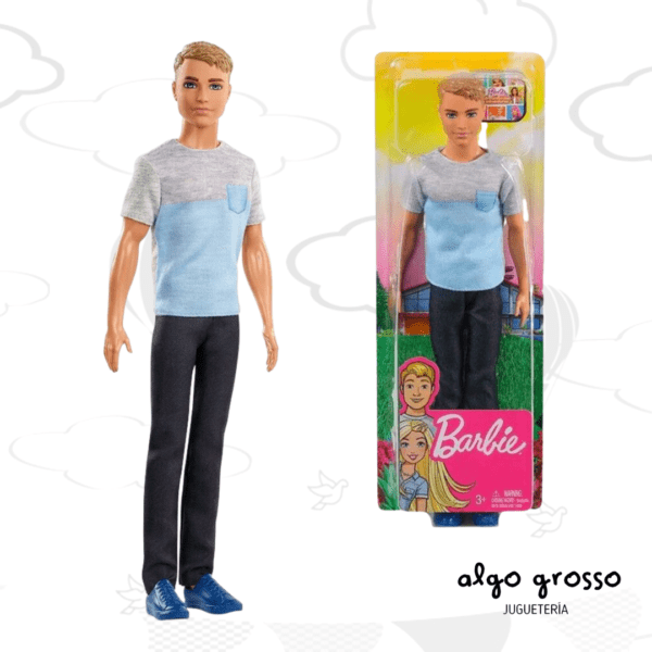 KEN MUÑECO FASHIONISTA FIGURA DE 29CM "BARBIE" art.GRB91