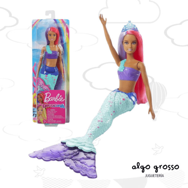 BARBIE DREAMTOPIA MUÑECA SIRENA DE 29CM art.GTF39