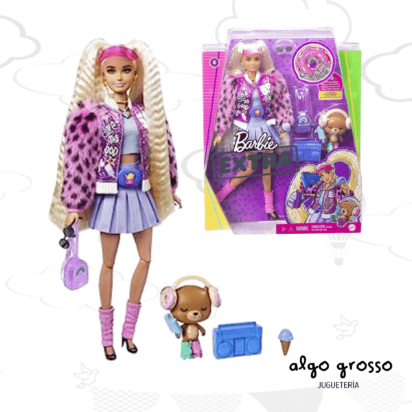 MUÑECA DE 29CM "BARBIE EXTRA" CON MASCOTA Y ACCESORIOS art.GRN27/GYJ77