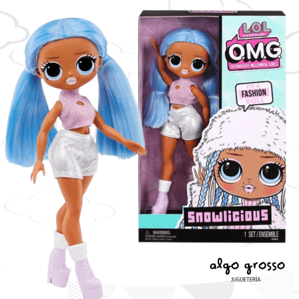 LOL SURPRISE OMG MUÑECA DE 25CM "FASHION DOLL" SNOWLICIOUS art.987673