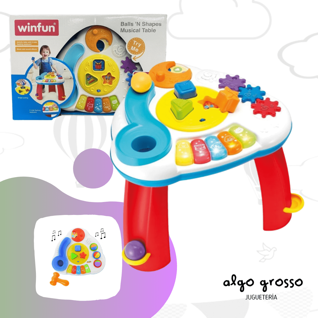 WINFUN Mesa Musical De Actividades Winfun