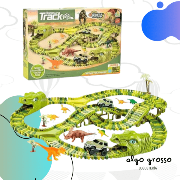 PISTA DINOSAURIO ORBITAL PARADISE 240 PIEZAS art.ZPYA1366965B