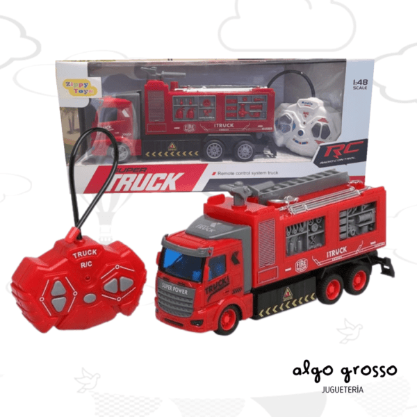 CAMION BOMBERO A RADIO CONTROL SUPER TRUCK 20CM  art.ZPYA1372434X