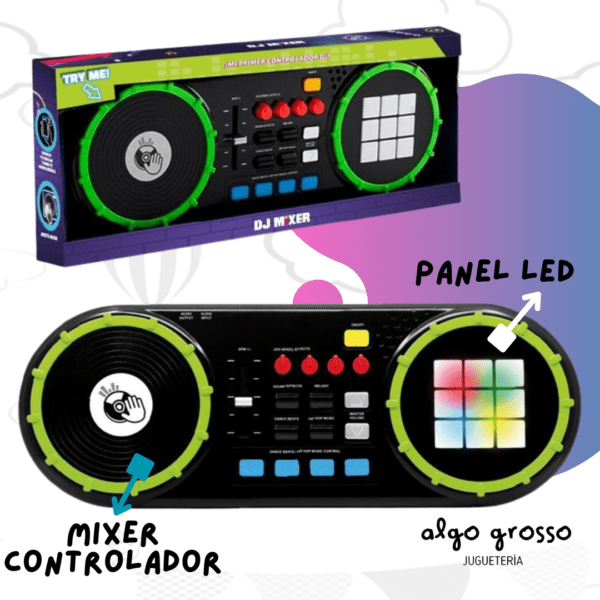 DJ MIXER CONSOLA INFANTIL art.IK0411