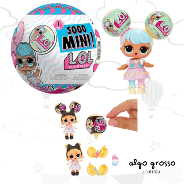 L.O.L. SURPRISE SOO MINI SERIE 1 BOLA + 8 SORPRESAS art.588412