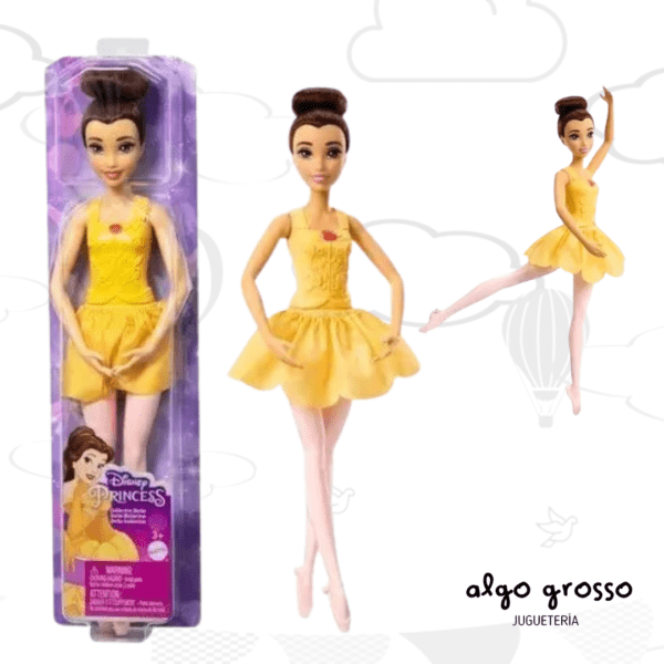 BARBIE MUÑECA DE 29CM PRINCESA BASICA BELLA art.HLV92/HLV95