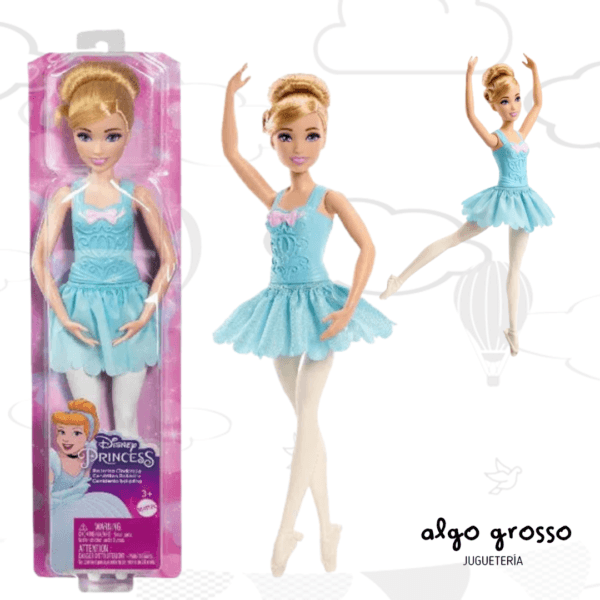 BARBIE MUÑECA DE 29CM PRINCESA BASICA CENICIENTA art.HLV92/HLV93